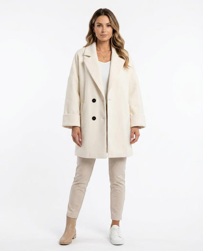 Nord Wear - Lavit | Single-Breasted Straight-Cut Coat Women