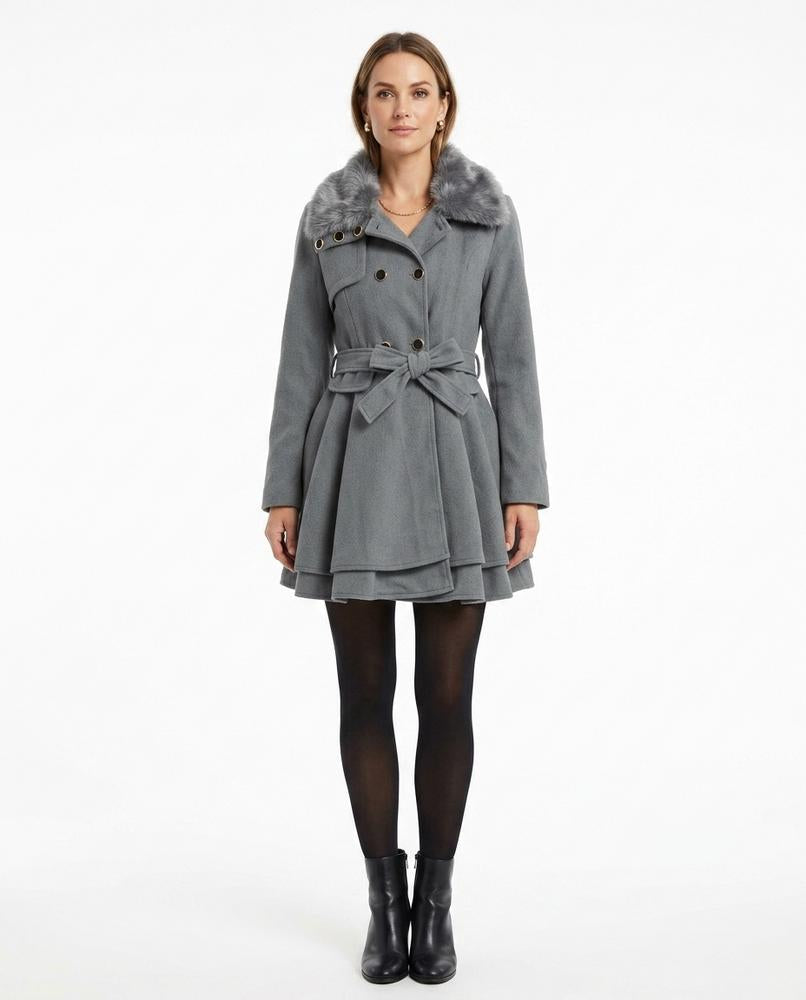 Nord Wear - Yotot | Double-Breasted Fit-and-Flare Coat Women