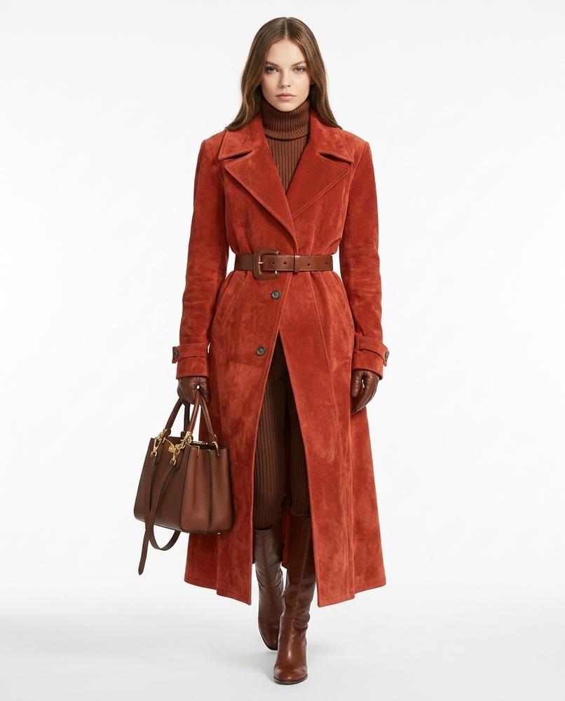 Nord Wear - Yiwol | Suede Belted Coat Women