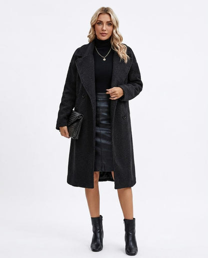 Nord Wear - Vavol | Textured Double-Breasted Coat Women