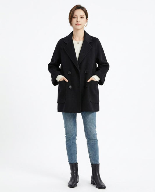 Nord Wear - Mefiv | Double-Breasted Relaxed Fit Coat Women
