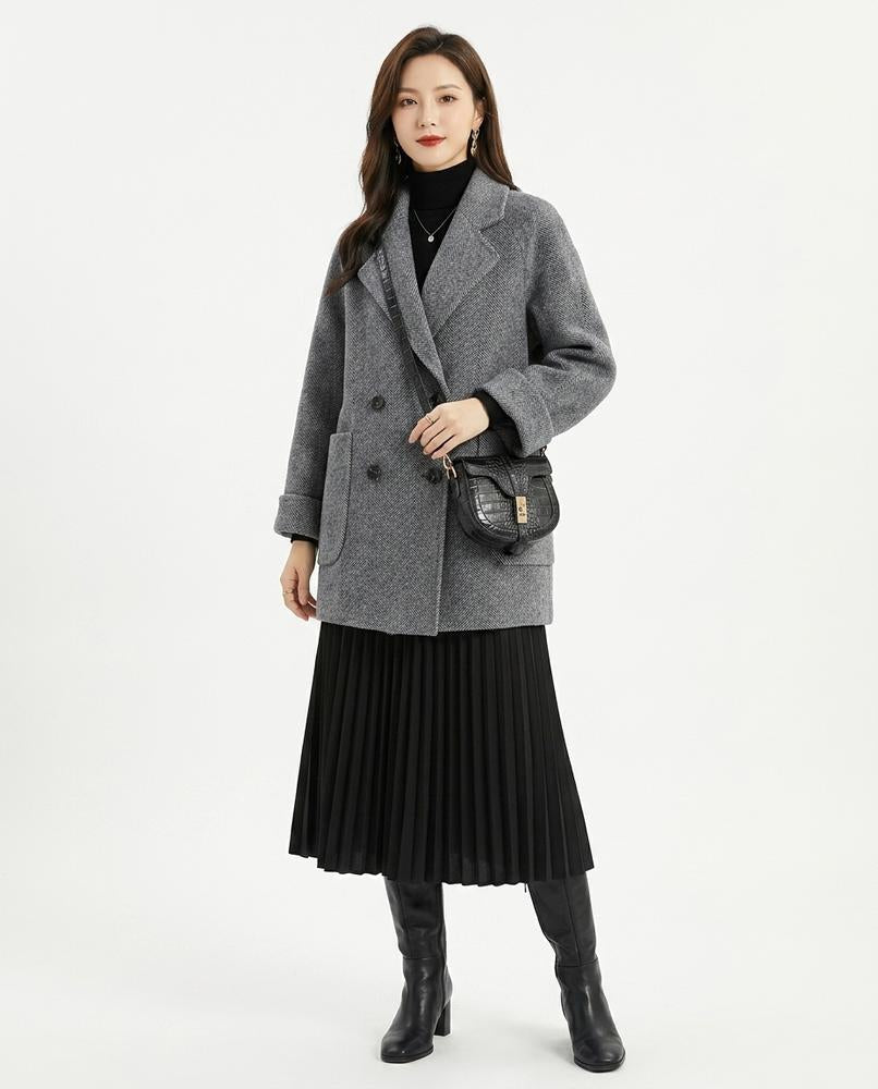 Nord Wear - Mefiv | Double-Breasted Relaxed Fit Coat Women