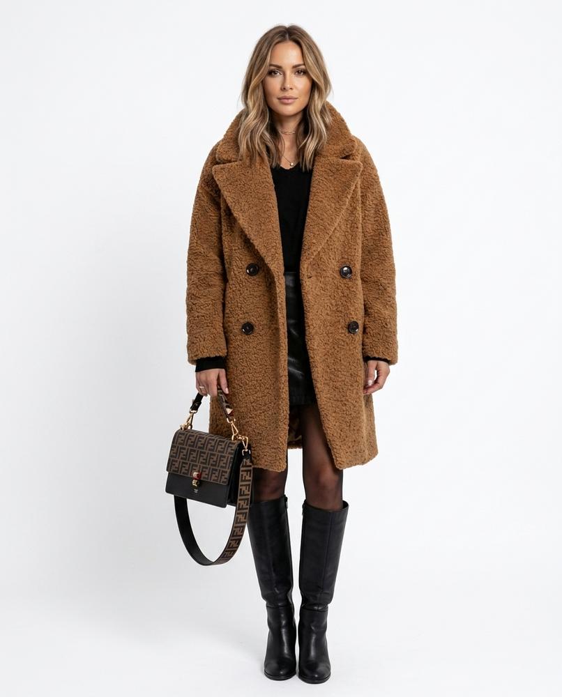 Nord Wear - Vavol | Textured Double-Breasted Coat Women