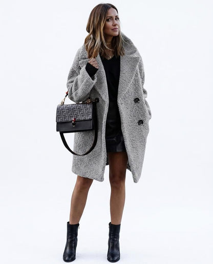 Nord Wear - Vavol | Textured Double-Breasted Coat Women