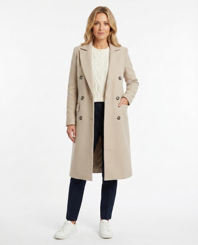 Nord Wear - Zelid | Double-Breasted Longline Coat Women