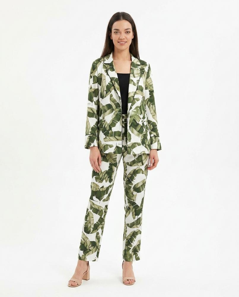 Nord Wear - Vegik | Leaf Print Woven Suit Women