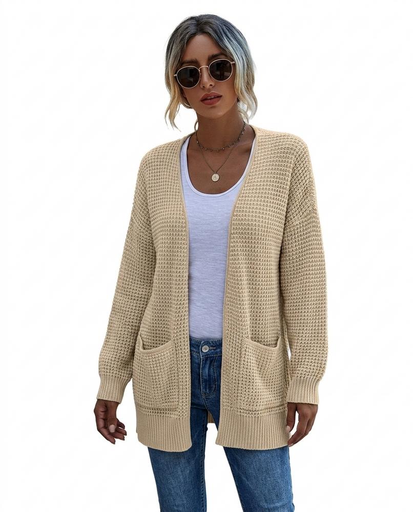 Nord Wear - Zilus | Textured Open-Front Knit Cardigan Women