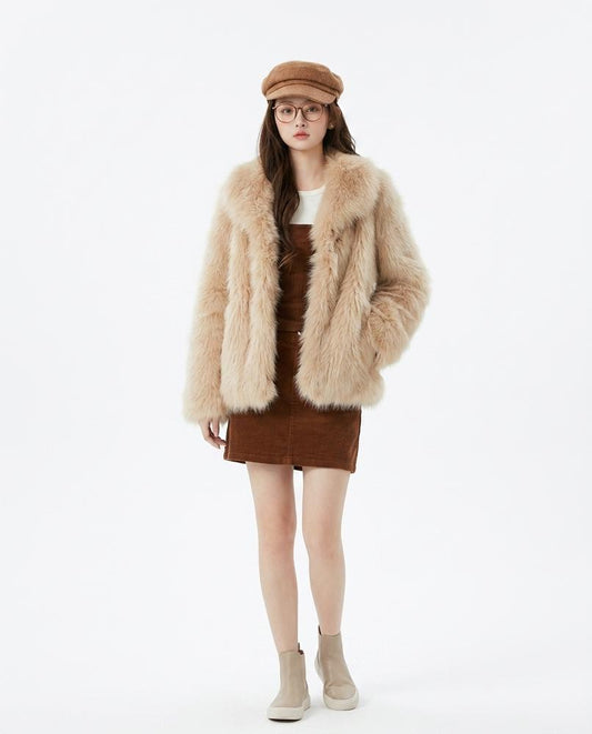 Nord Wear - Yiben | Faux-Fur Open-Front Coat Women