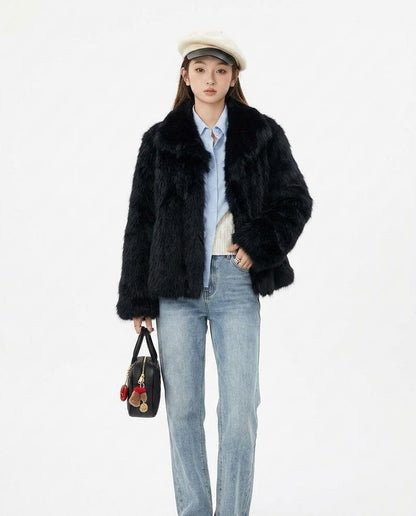 Nord Wear - Yiben | Faux-Fur Open-Front Coat Women