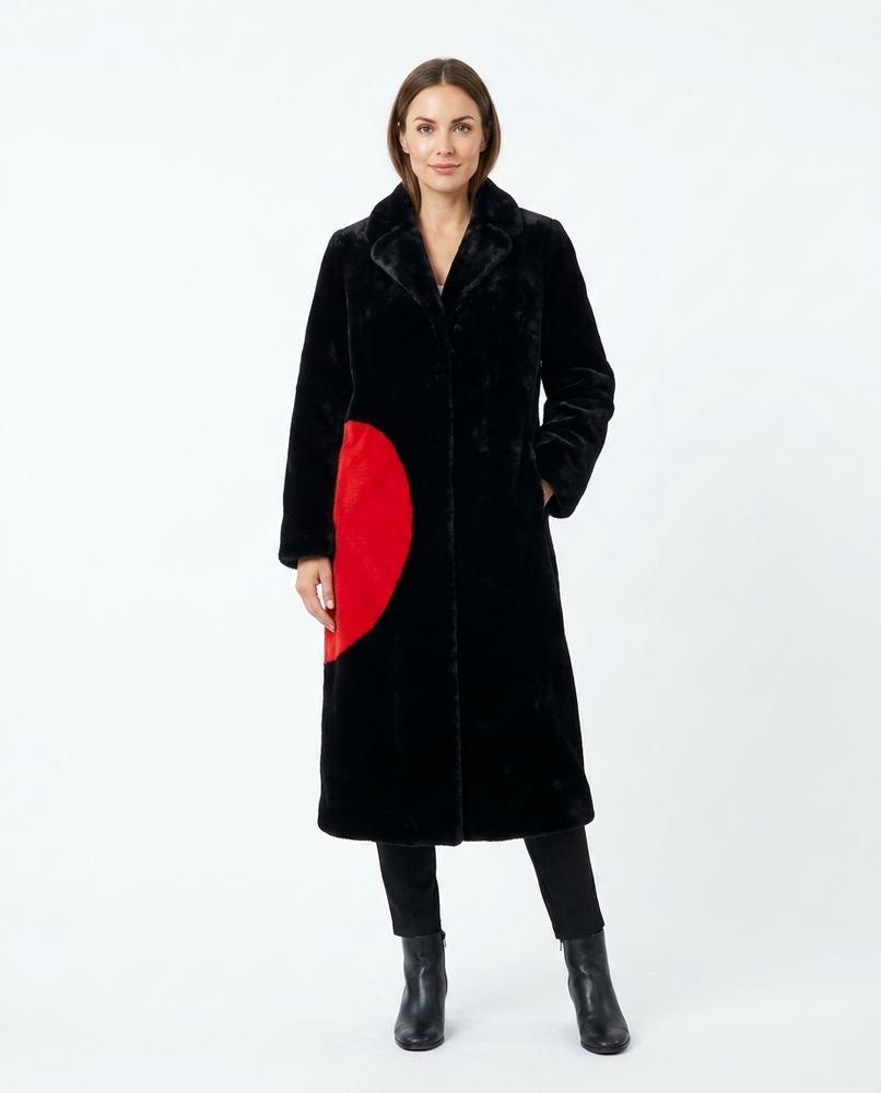 Nord Wear - Vefiv | Faux Fur Two-Tone Coat Women