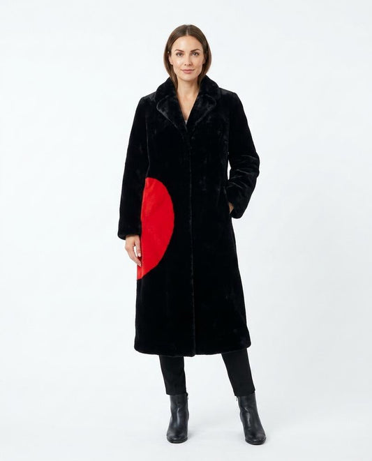 Nord Wear - Vefiv | Faux Fur Two-Tone Coat Women