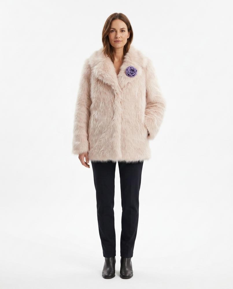 Nord Wear - Yiben | Faux-Fur Open-Front Coat Women