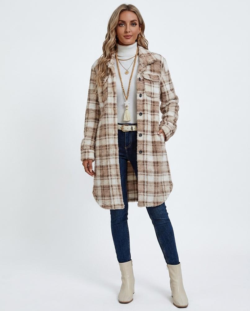Nord Wear - Ranon | Plaid Longline Coat Women
