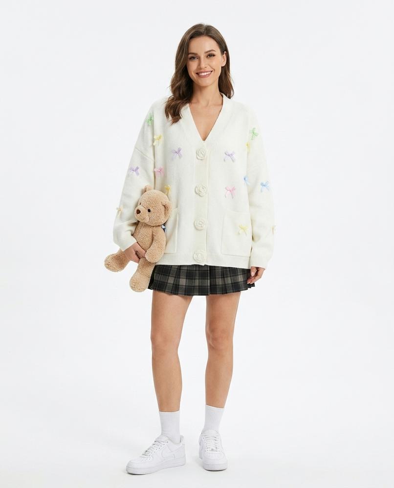 Nord Wear - Kulud | Appliqué Oversized Knit Cardigan Women