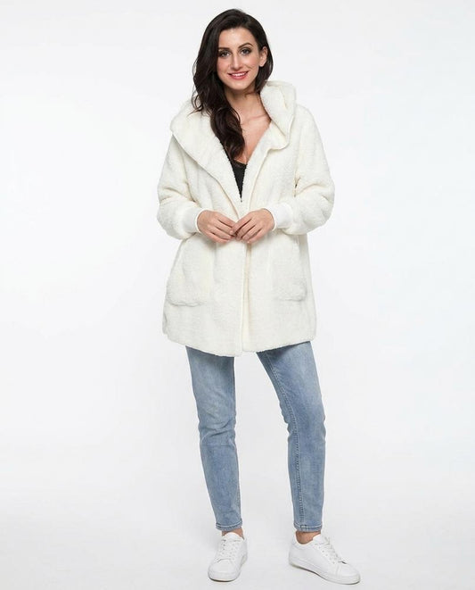 Nord Wear - Cekal | Hooded Plush Coat Women