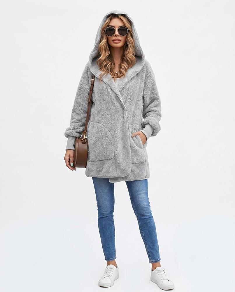 Nord Wear - Cekal | Hooded Plush Coat Women