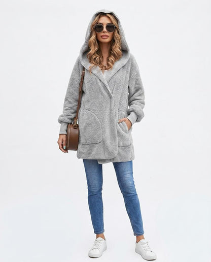 Nord Wear - Cekal | Hooded Plush Coat Women