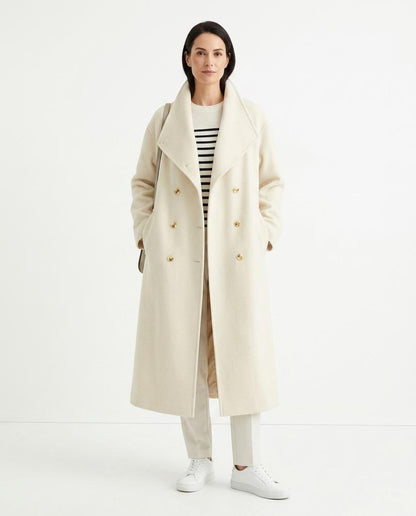 Nord Wear - Veval | Double-Breasted Textured Coat Women