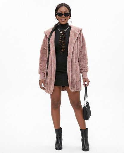 Nord Wear - Cekal | Hooded Plush Coat Women