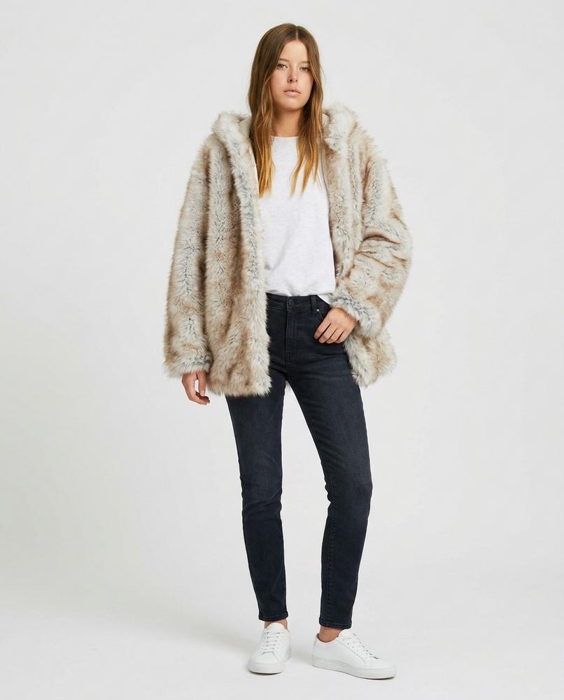 Nord Wear - Cower | Hooded Faux Fur Jacket Women
