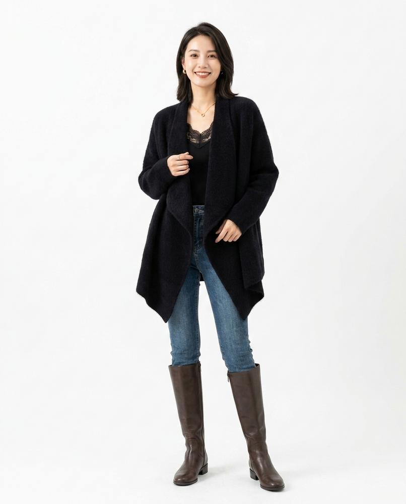 Nord Wear - Zinok | Draped Belted Knit Cardigan Women
