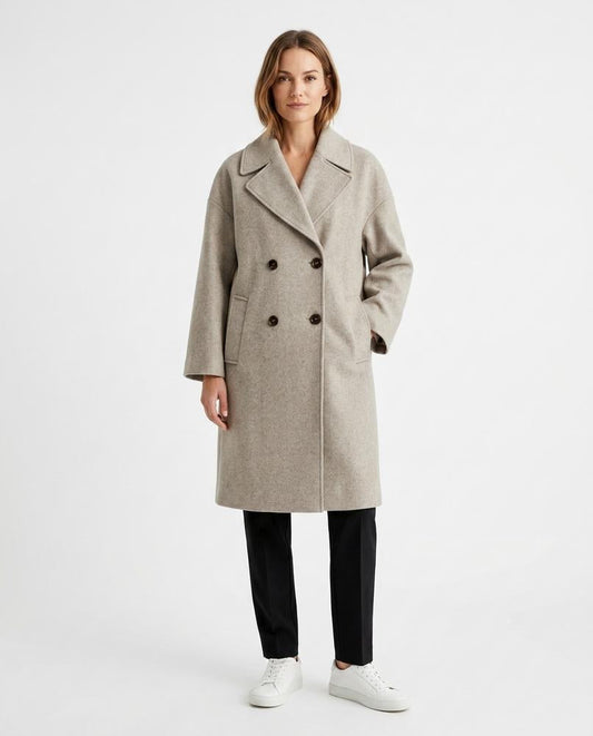 Nord Wear - Tikit | Double-Breasted Relaxed-Fit Coat Women