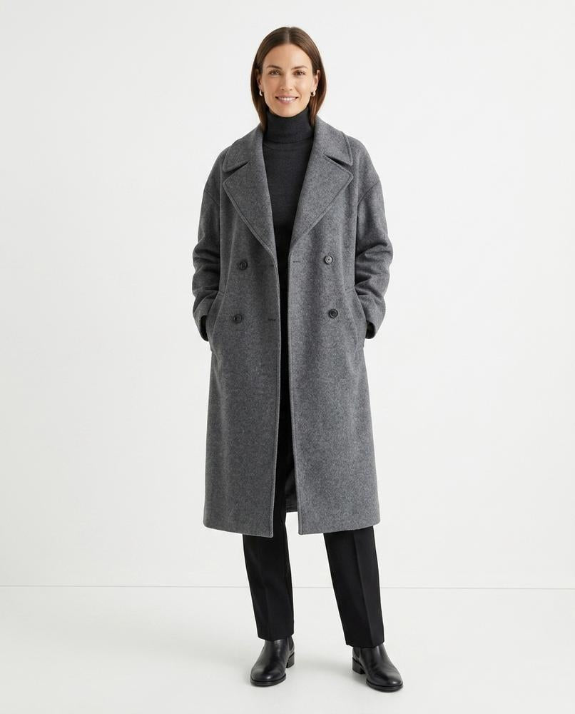 Nord Wear - Tikit | Double-Breasted Relaxed-Fit Coat Women