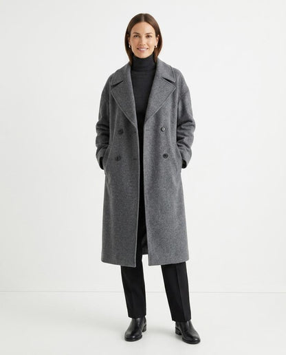 Nord Wear - Tikit | Double-Breasted Relaxed-Fit Coat Women