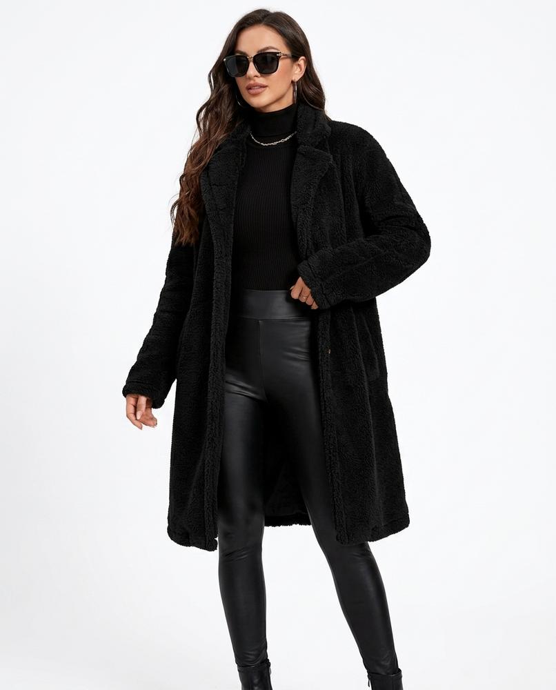 Nord Wear - Rehek | Teddy Lapel Collar Coat Women