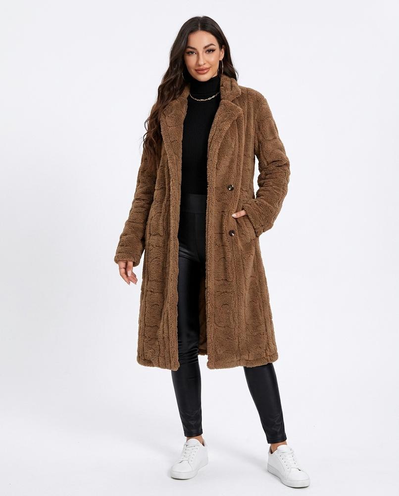 Nord Wear - Rehek | Teddy Lapel Collar Coat Women