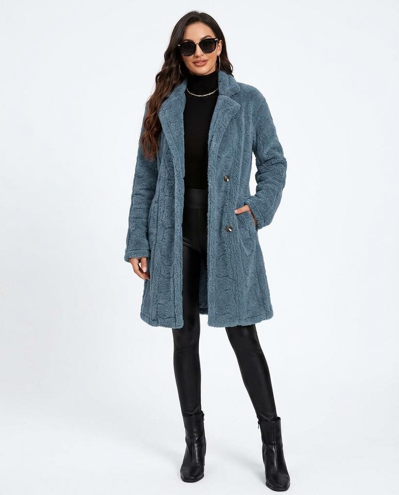 Nord Wear - Rehek | Teddy Lapel Collar Coat Women