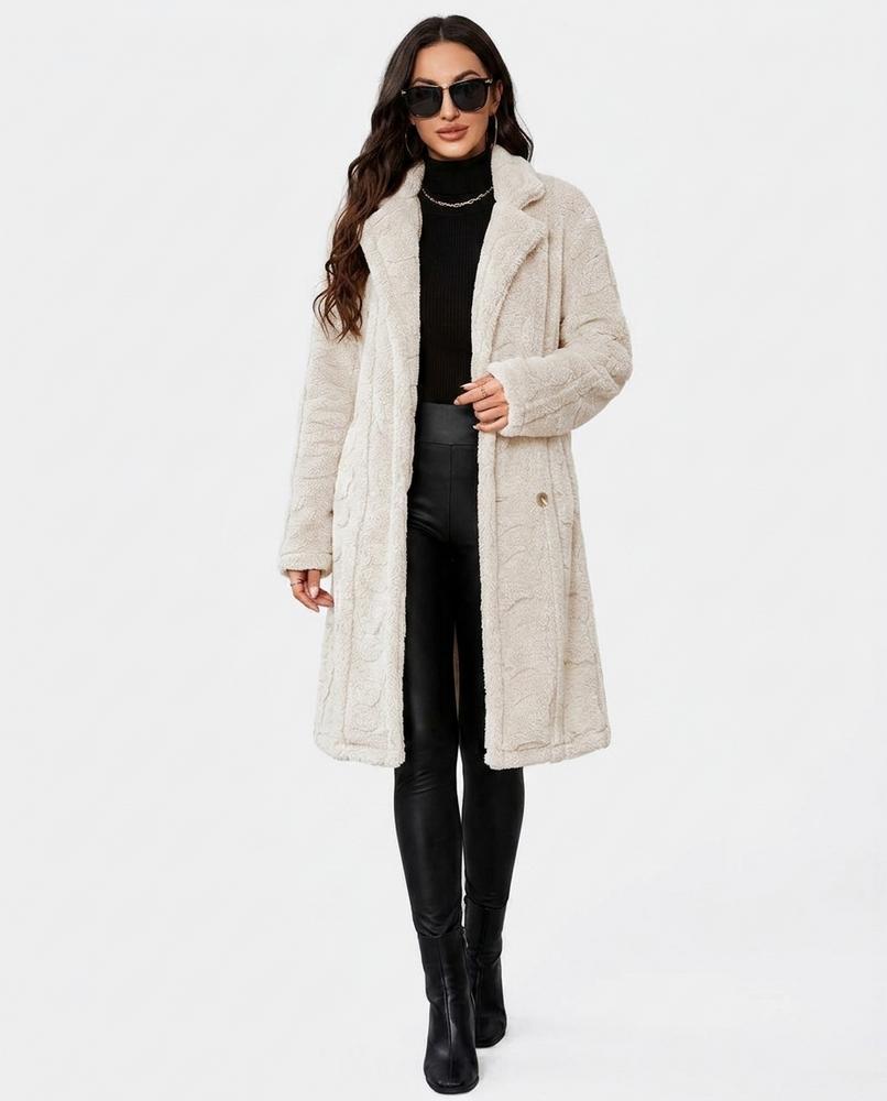 Nord Wear - Rehek | Teddy Lapel Collar Coat Women