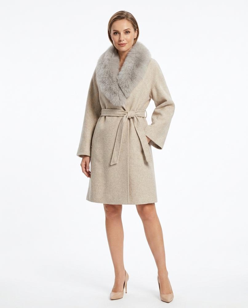 Nord Wear - Nupot | Fur-Collar Belted Coat Women