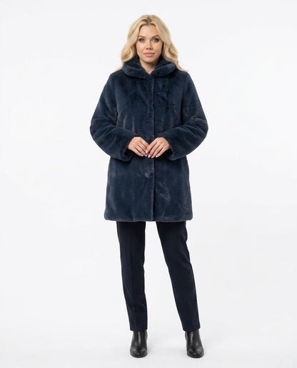 Nord Wear - Mewev | Faux-Fur Stand-Collar Coat Women