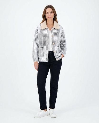 Nord Wear - Risam | Plaid Sherpa-Collar Jacket Women