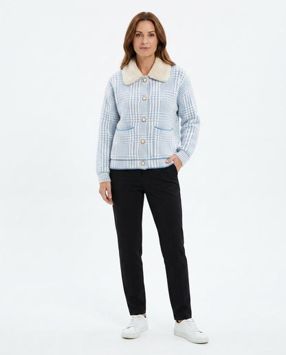 Nord Wear - Risam | Plaid Sherpa-Collar Jacket Women