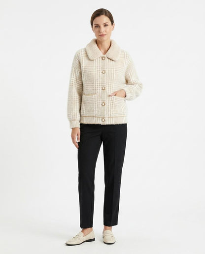 Nord Wear - Risam | Plaid Sherpa-Collar Jacket Women