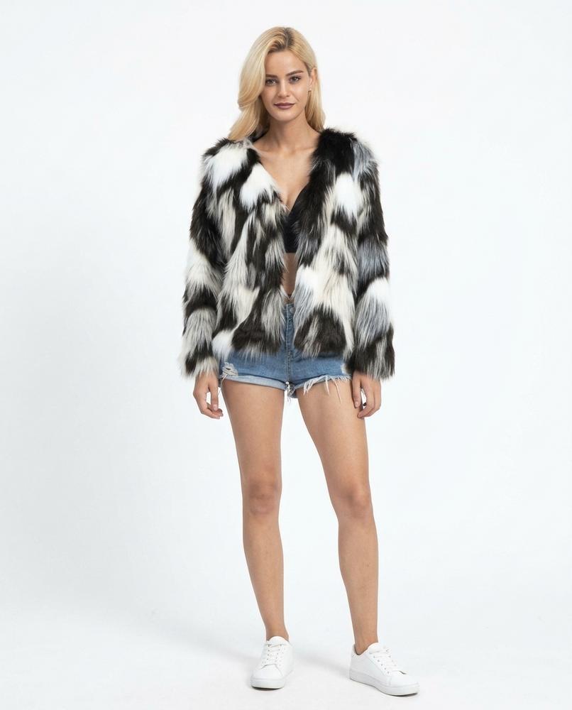 Nord Wear - Vuwum | Faux Fur Patterned Jacket Women
