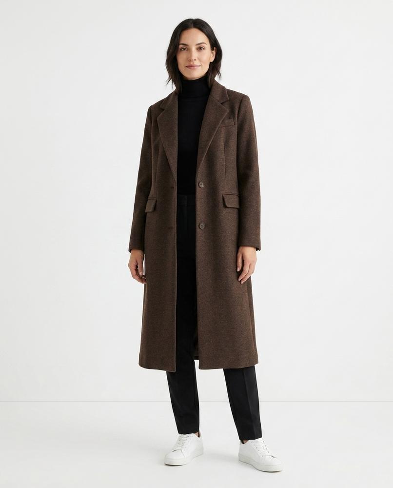 Nord Wear - Yudam | Single-Breasted Textured Coat Women
