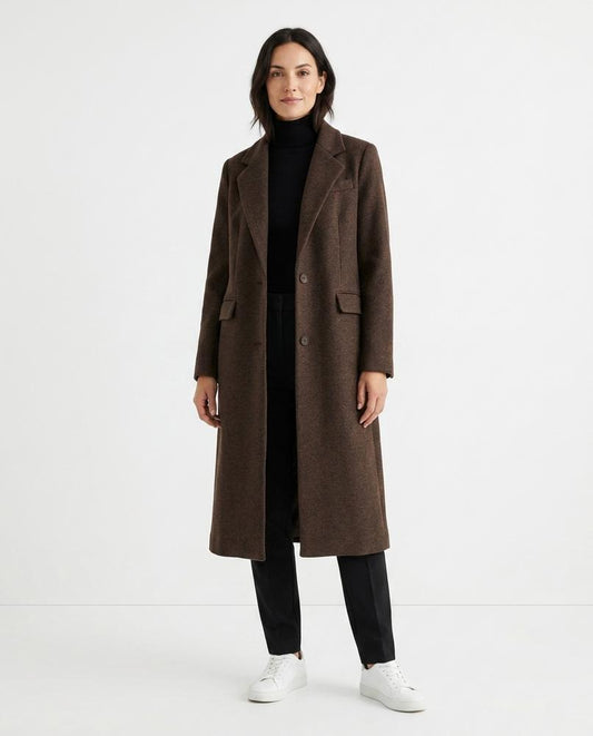 Nord Wear - Yudam | Single-Breasted Textured Coat Women