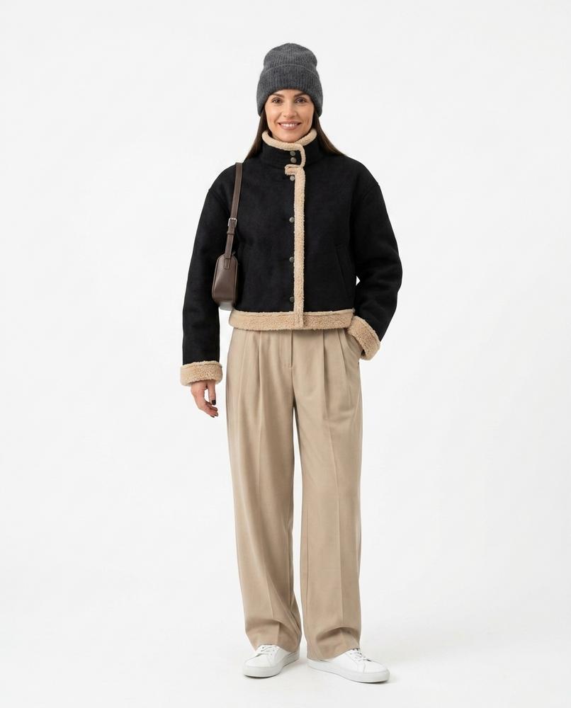Nord Wear - Retev | Shearling-Lined Cropped Jacket Women