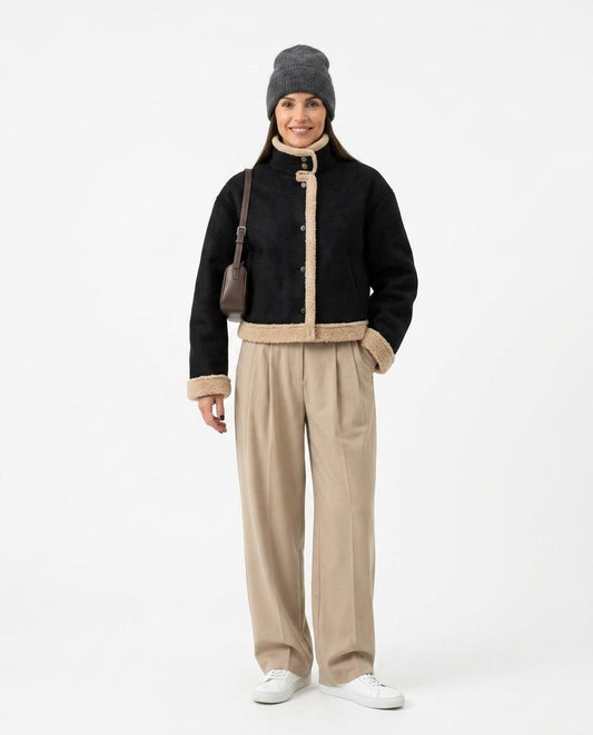 Nord Wear - Retev | Shearling-Lined Cropped Jacket Women