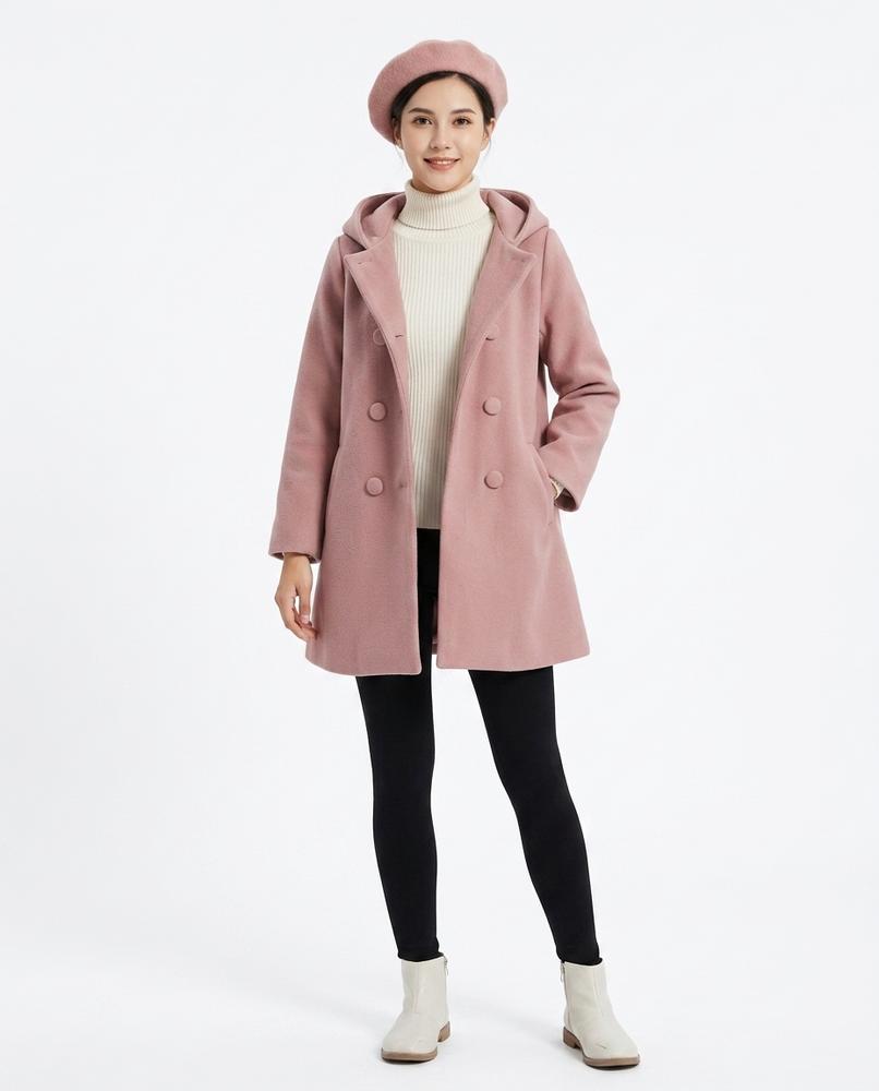 Nord Wear - Vaket | Double-Breasted Hooded Coat Women