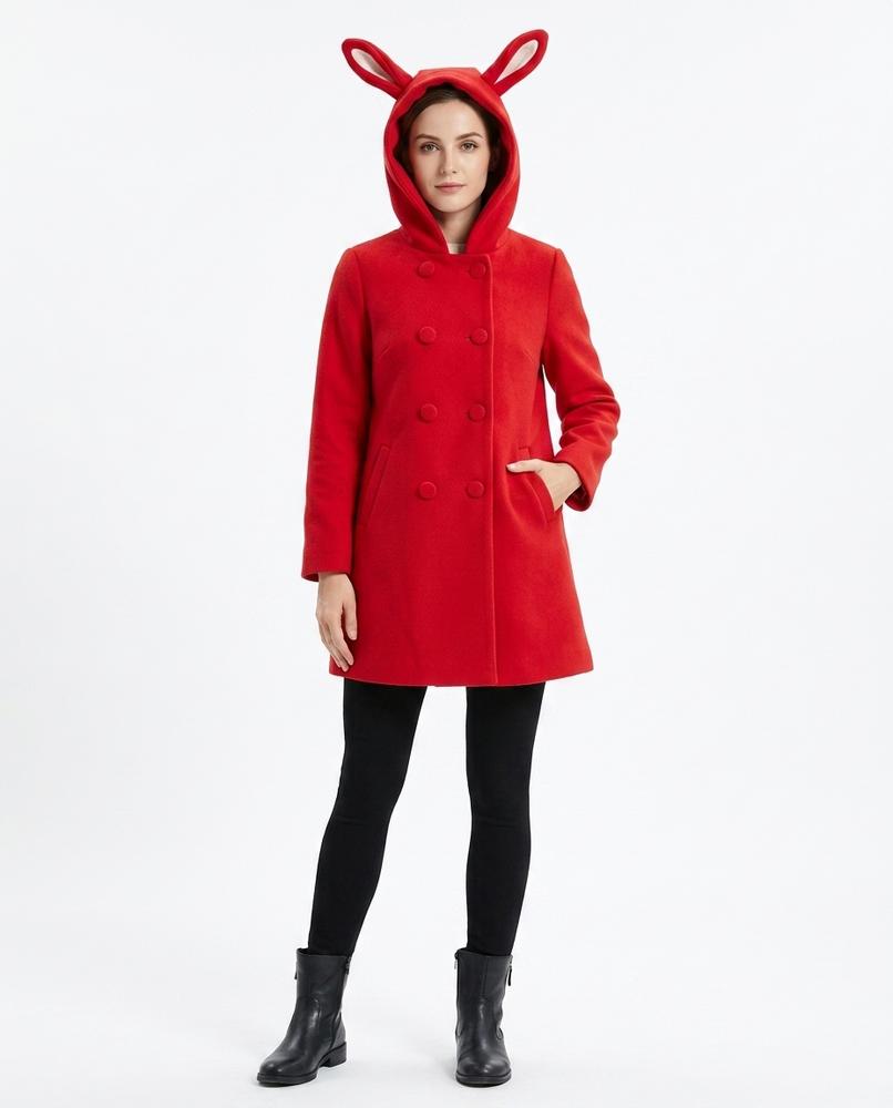 Nord Wear - Vaket | Double-Breasted Hooded Coat Women
