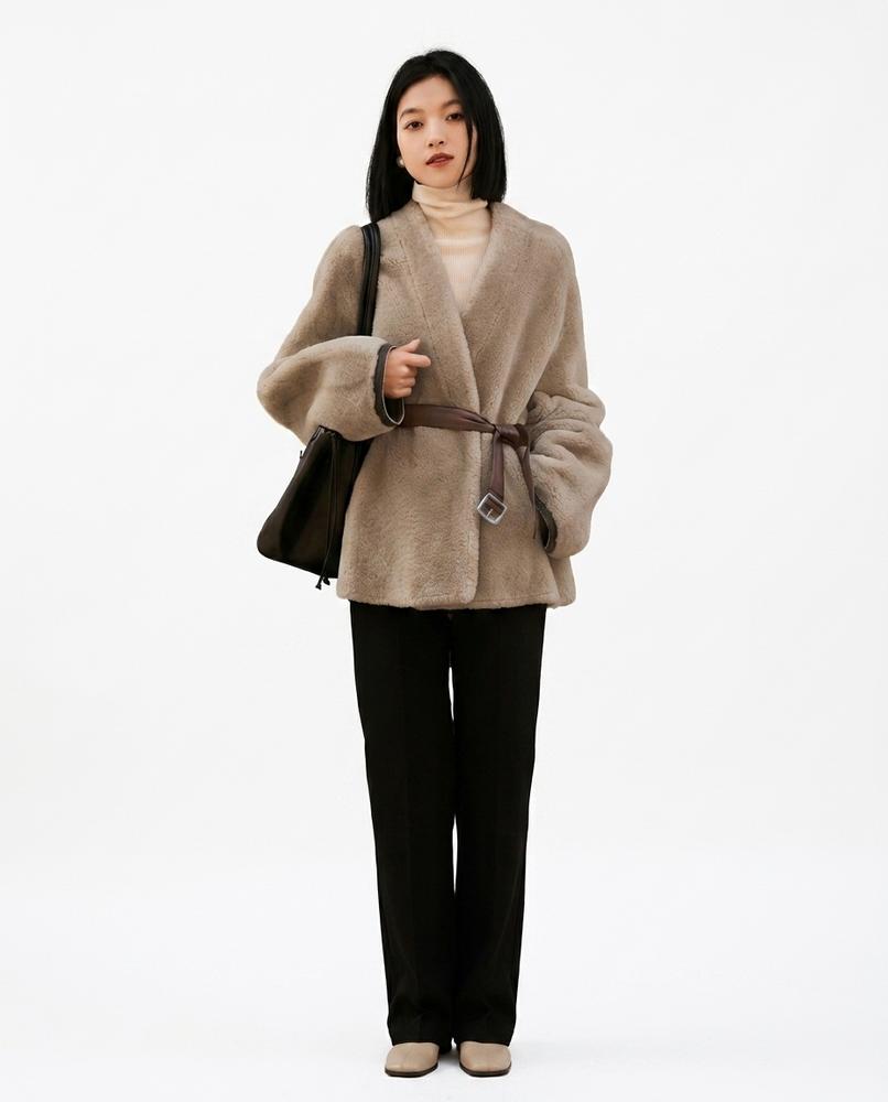 Nord Wear - Mezad | Plush Belted Coat Women