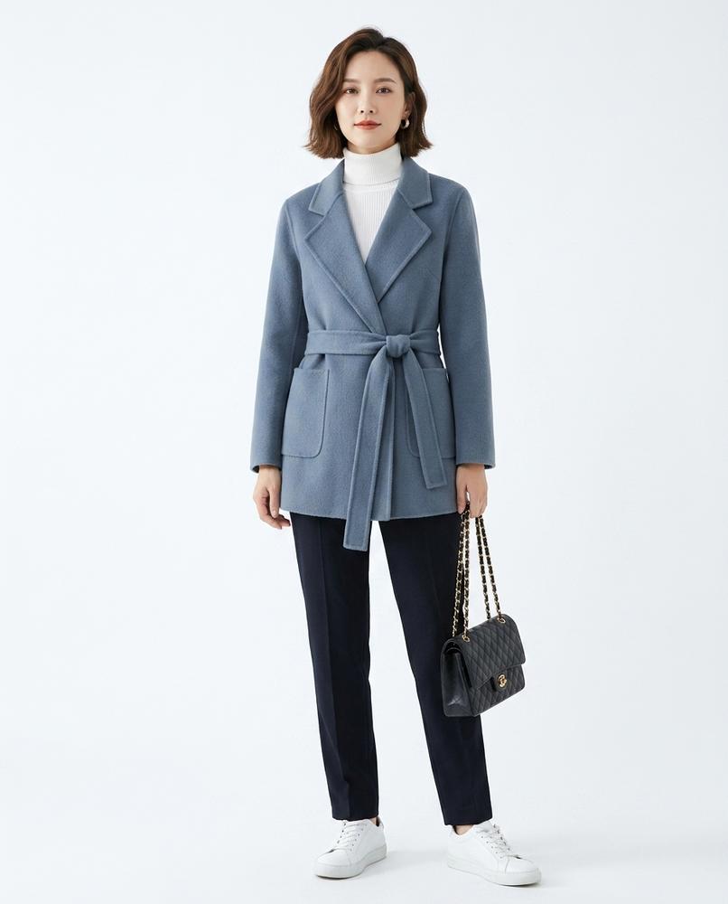Nord Wear - Eobon | Belted Wool Coat Women