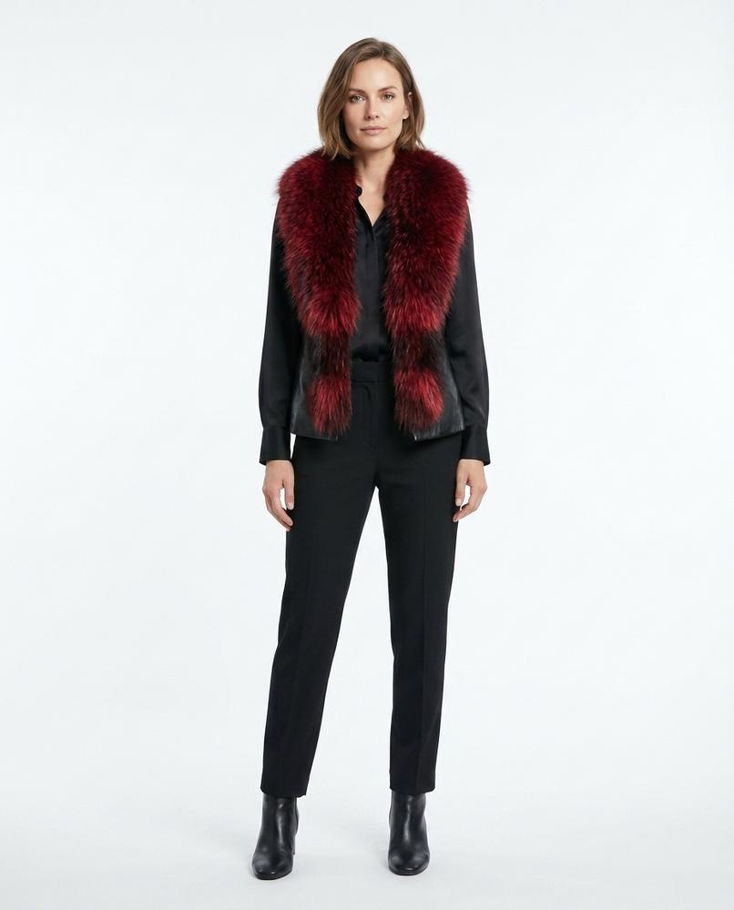 Nord Wear - Zaful | Fur-Trimmed Tailored Vest Women