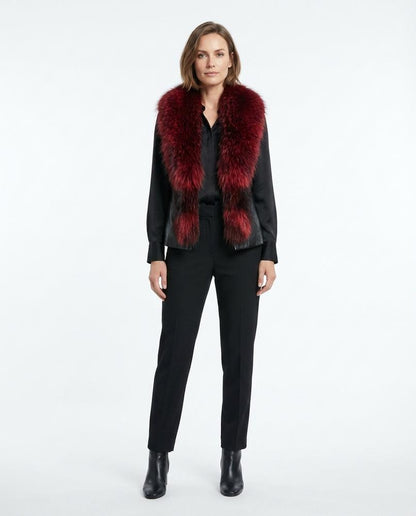 Nord Wear - Zaful | Fur-Trimmed Tailored Vest Women