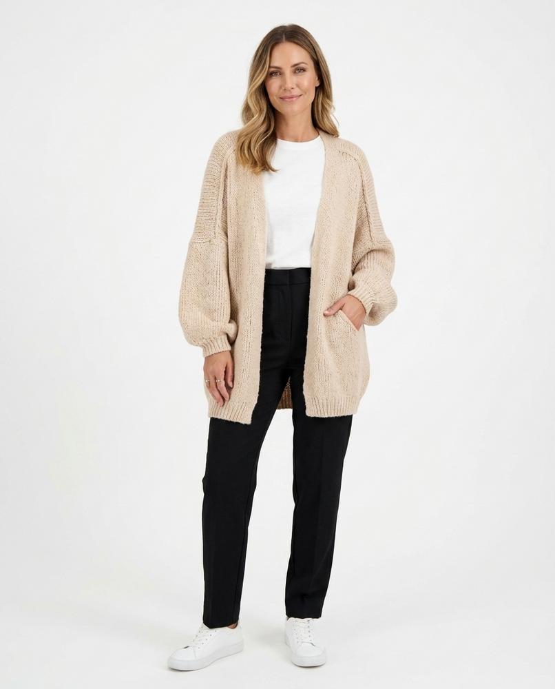 Nord Wear - Kunon | Chunky Knit Open-Front Knit Cardigan Women