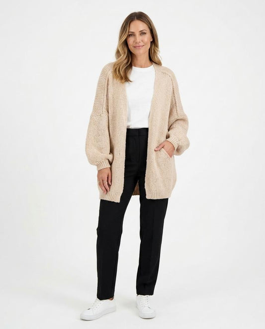 Nord Wear - Kunon | Chunky Knit Open-Front Knit Cardigan Women